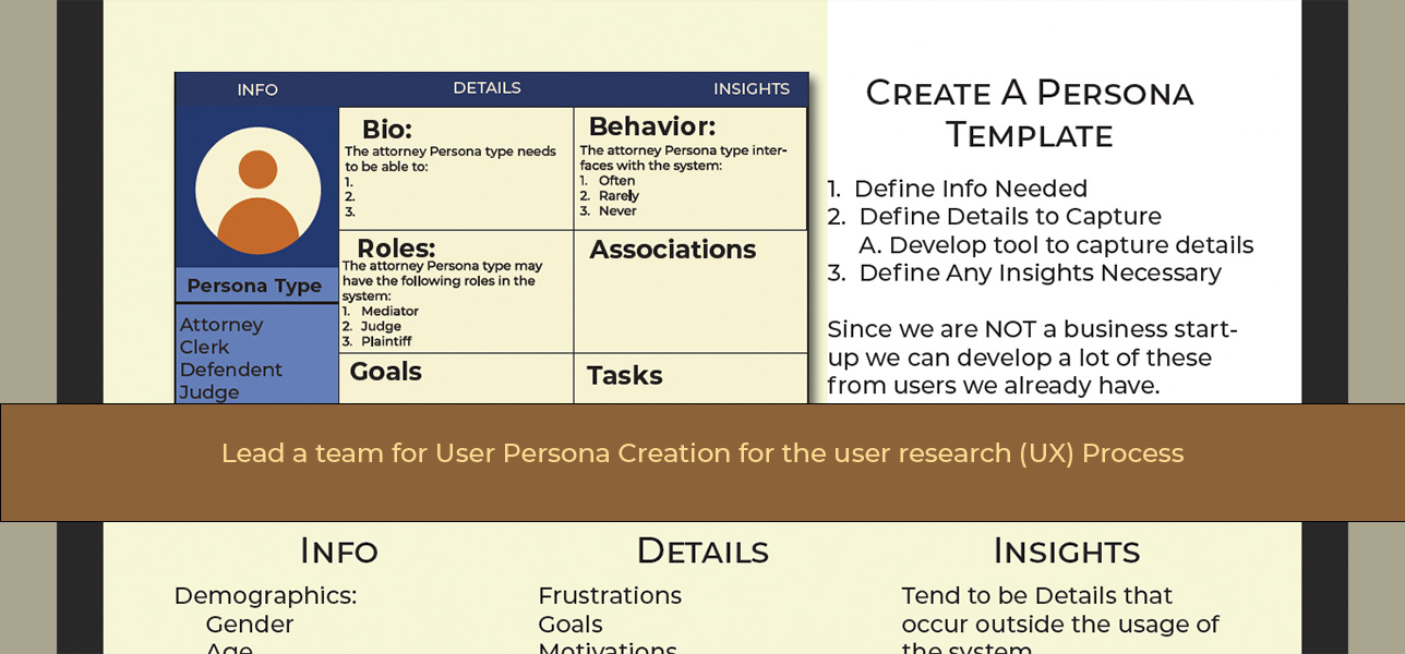 User Persona Framework